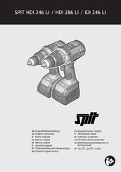 SPIT HDI 246 Li Manual Original