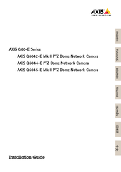 Axis Q6044-E PTZ Guia De Instalacion