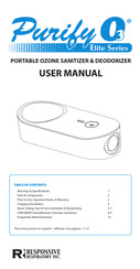 Responsive Respiratory Purify O3 Elite Serie Manual Del Usuario