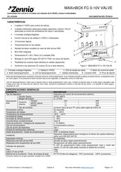 Zennio ZCL-FC010V Documentación Técnica
