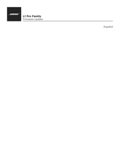 Bose L1 Pro8 Guía De Actualizar El Firmware