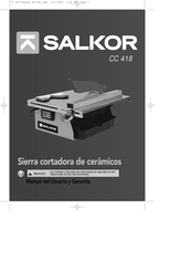 SALKOR CC 418 Manual Del Usuario Y Garantía