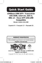 Tripp-Lite N286-10G-LRM Guia De Inicio Rapido