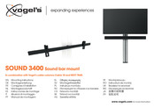 Vogel's SOUND 3400 Instrucciones De Montage