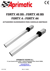 Aprimatic FORTY 40 BS Manual Del Usuario