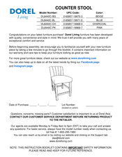 DOREL Living DL8440C-BL Instrucciones De Montaje