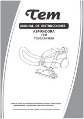 TEM TCVCCAN1600 Manual De Instrucciones