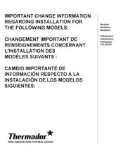 Thermador PRD304GHU Instalación
