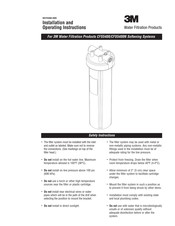 3M CUNO CFS5400 Instrucciones De Instalación Y  Operación