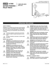 Uline H-7505 Manual Del Usuario