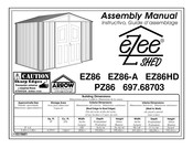 Arrow eZee SHED EZ86-A Guía De Montaje