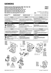 Siemens S00 Instructions De Service