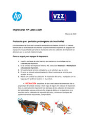 HP Latex 1500 Guia De Inicio Rapido