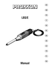 Proxxon LBS/E Manual Del Usuario