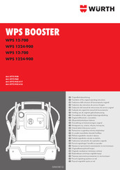 Würth WPS 12-700 Traducción Del Manual De Instrucciones De Servicio Original