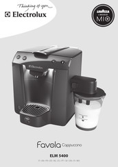 Electrolux Lavazza A Modo MIO ELM 5400 Instrucciones De Uso