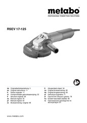 Metabo RSEV 17-125 Manual Original