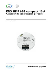 elsner elektronik KNX RF R1-B2 compact 16 A Instalacion Y Ajuste