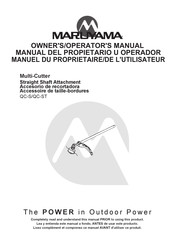Maruyama QC-S Manual Del Propietario U Operador