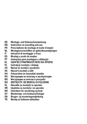 ELICA GRACE BL.F.51 Montaje Y Modo De Empleo