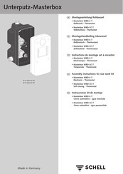 Schell WBD-SC-T Instrucciones Kit De Montaje