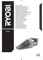 Ryobi R18HV-0 ONE+ Traducción De Las Instrucciones Originales