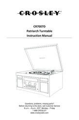 Crosley CR7007D Manual De Instrucciones