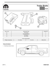 Mopar K6861628 Manual De Instrucciones