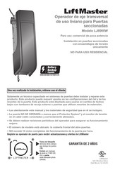 LiftMaster LJ8900W Manual De Instrucciones