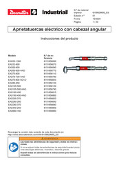 Desoutter EAD280-260 Instrucciones Del Producto