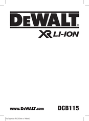 DeWalt DCB115 Manual Del Usuario