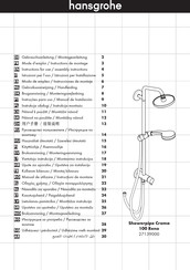 Hansgrohe Showerpipe Croma 100 Reno 27139000 Modo De Empleo/Instrucciones De Montaje