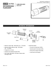 Uline H-7733 Manual Del Usuario