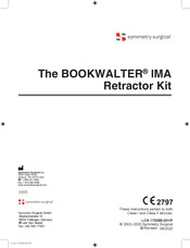 Symmetry Surgical The BOOKWALTER IMA Manual Del Usuario