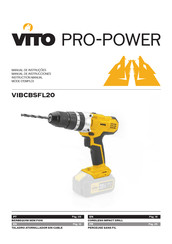 VITO PRO-POWER VIBCBSFL20 Manual De Instrucciones