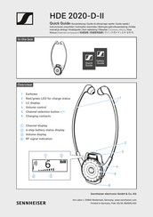 Sennheiser Tourguide HDE 2020-D-II Guía Rápida