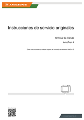 Amazone AmaTron 4 Instrucciones De Servicio Originales