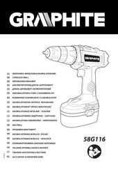 GRAPHITE 58G116 Manual Del Usuario