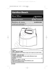 Hamilton Beach 62695N Manual Del Usuario