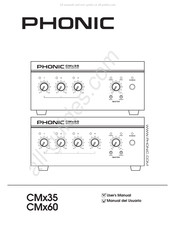 Phonic CMx60 Manual Del Usuario