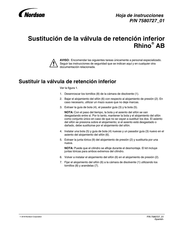 Nordson Rhino AB Hoja De Instrucciones