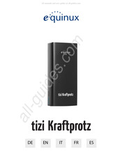 Equinux tizi Kraftprontz Manual De Instrucciones