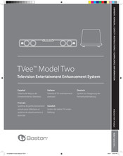 Boston TVee Two Manual De Instrucciones