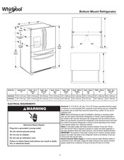 Whirlpool WRX986SIHV Manual De Instrucciones