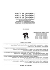 Ravaglioli RAV273-4-L Manual Del Usuario