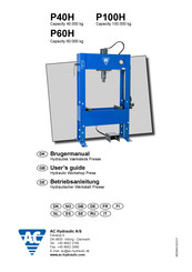 AC Hydraulic P100H Manual Del Usuario