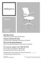 realspace Calusa Instrucciones De Funcionamiento