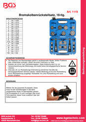 BGS technic 1119 Manual De Instrucciones