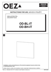 OEZ OD-BL-IT Instrucciones De Uso