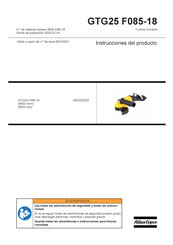 Atlas Copco GTG25-F085-18 Instrucciones Del Producto